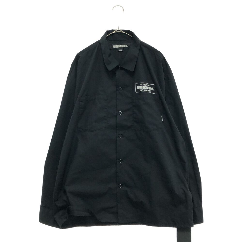 NEIGHBORHOOD (ネイバーフッド) 23SS CLASSIC WORK SHIRT LS ワークシャツ ブラック 231TSNH-SHM01  - メルカリ