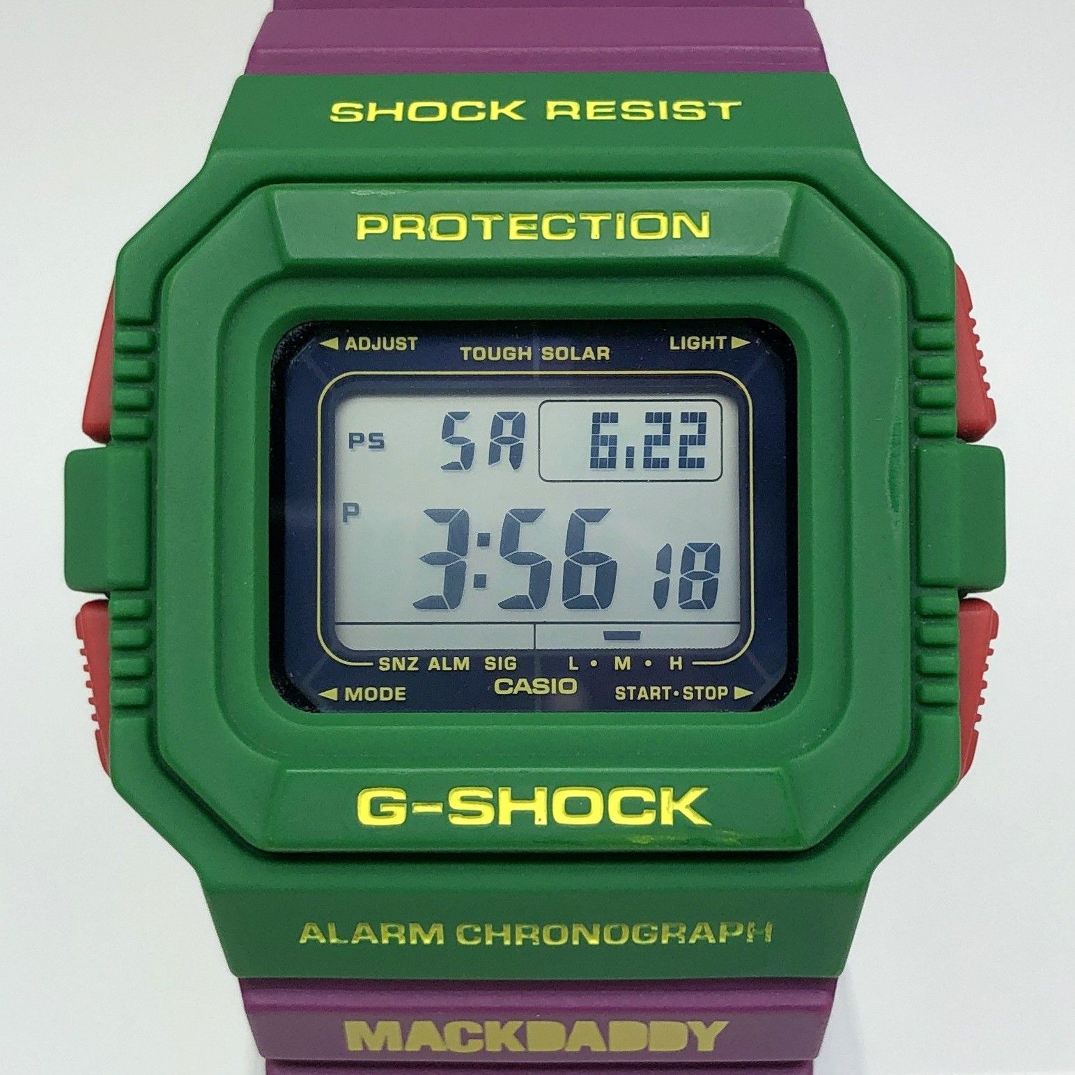 G-SHOCK ジーショック CASIO カシオ 腕時計 G-5500MD-3 MACKDADDY タフソーラー マックダディコラボ グリーン×パープル