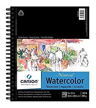 Canson Artist Series Watercolor Pad 9X12 Side Wire by Canson