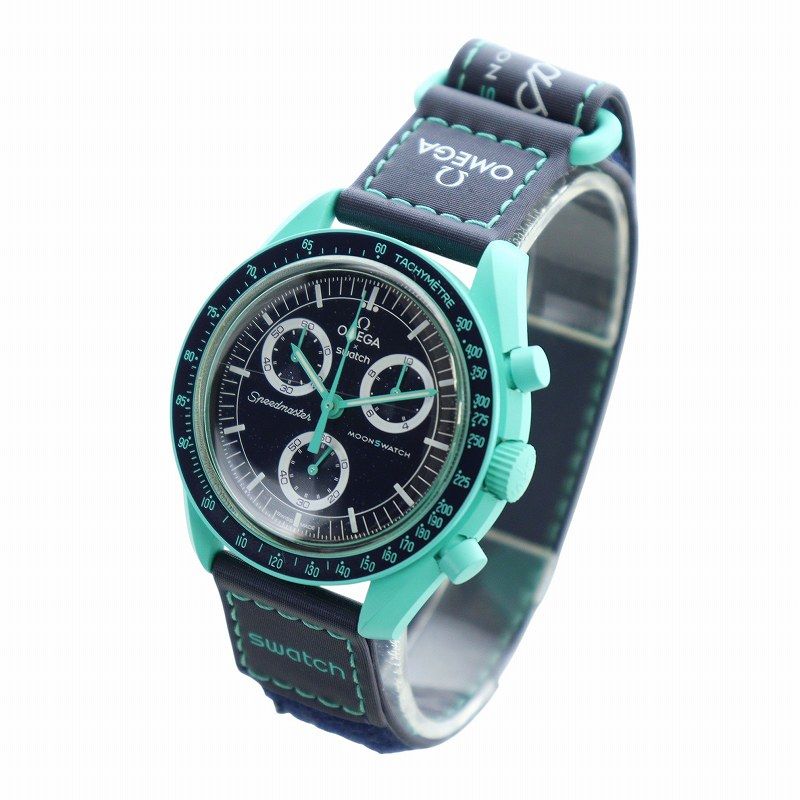 オメガ OMEGA Swatch MISSION ON EARTH POLAR LIGHTS 腕時計