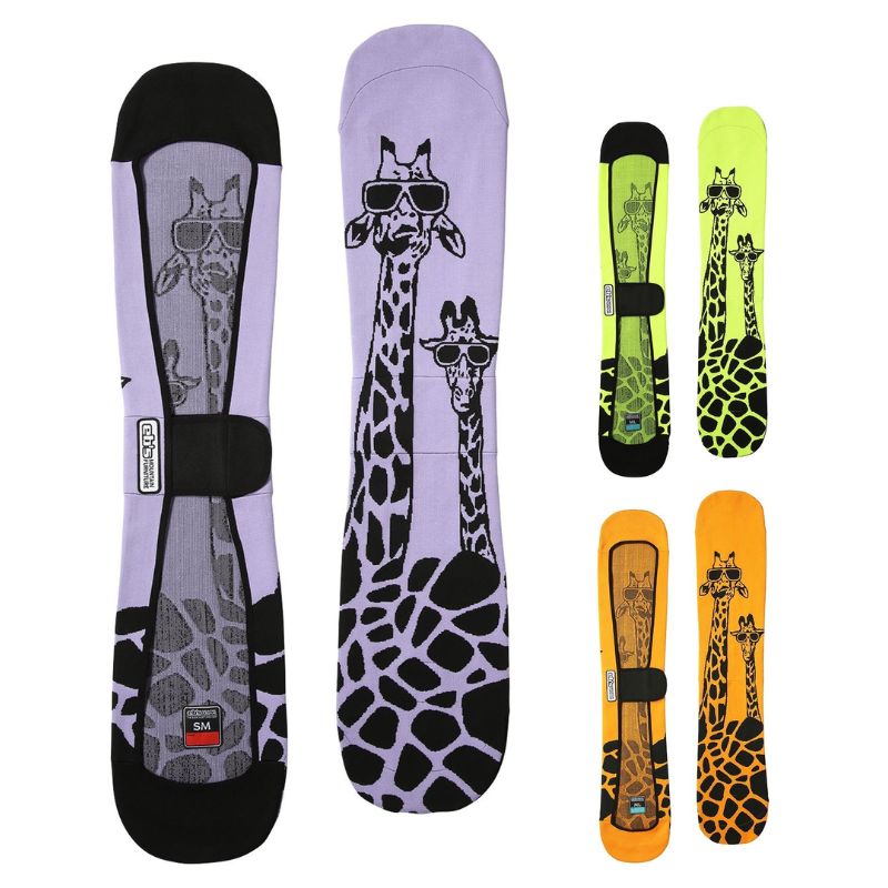 ムラスポ eb s エビス GIRAFF ジラフ イエロー ニットカバー 25-26 ボードケース スノーボード