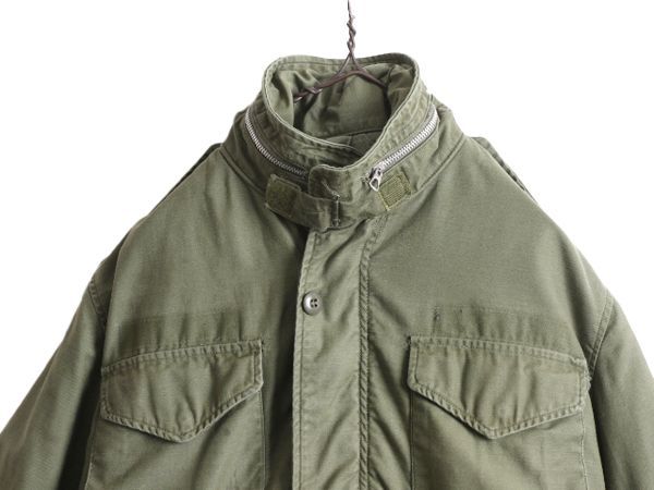 【米軍実物・初期】67年製 ビンテージ M-65 フィールド ジャケット アルミZIP US ARMY S×R モッズコート ライナー付き /アルファ社 NAVY 美品1967年アメリカ製M-65 2ndフィールドジャケットアルミジップ メンズ