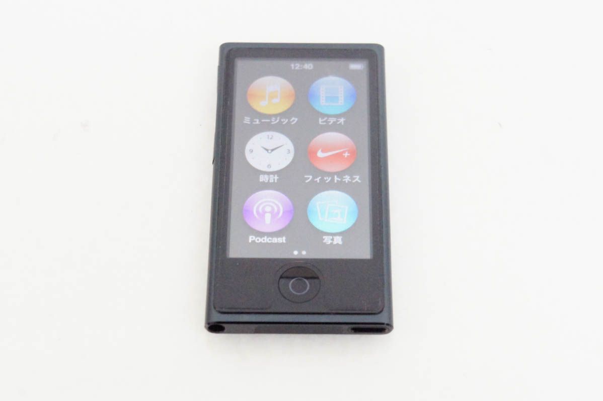 中古 Appleアップル 第7世代 iPod nano 16GB スレート MD481J - エス