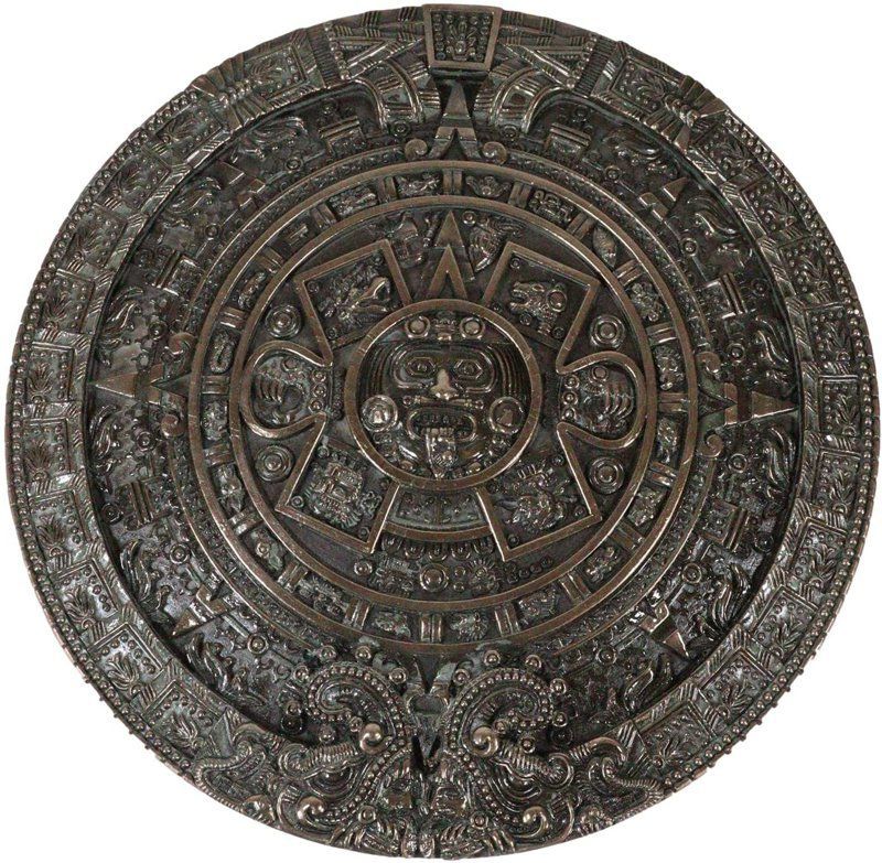 ストーン風 メキシコ アステカ/太陽暦 シウポワリとトナルポワリ