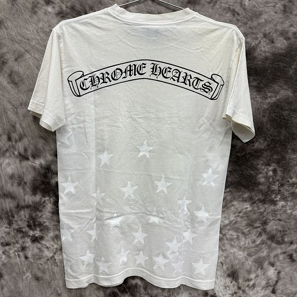 クロムハーツ  プリントtシャツ CHROME HEARTS/クロムハーツ OLD Scroll Label Star プリント