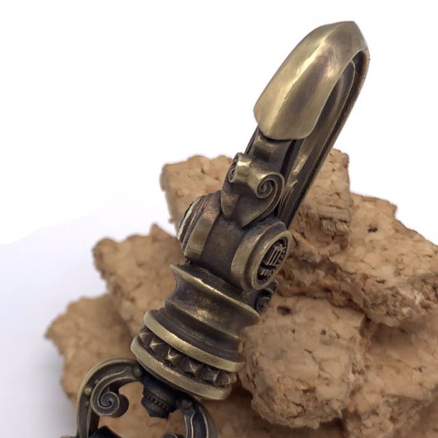 バイク キーホルダー|真鍮|メンズシルバーアクセサリー|バイカー|メンズギフト|彼氏