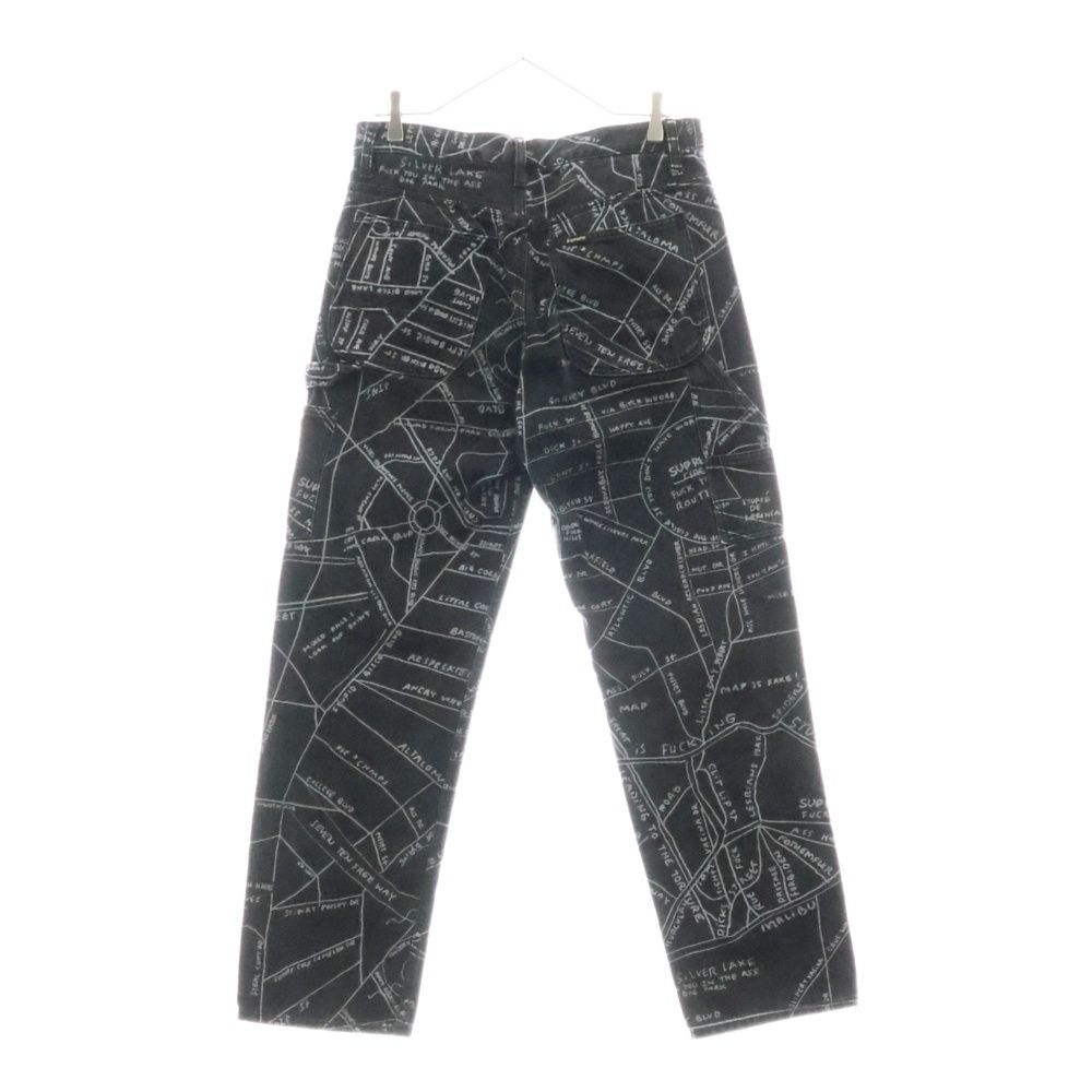 シュプリーム Gonz Map Denim ゴンズマップデニム ペインターデニム SUPREME (シュプリーム) 19SS Gonz Map Denim Painter Pant ゴンズ