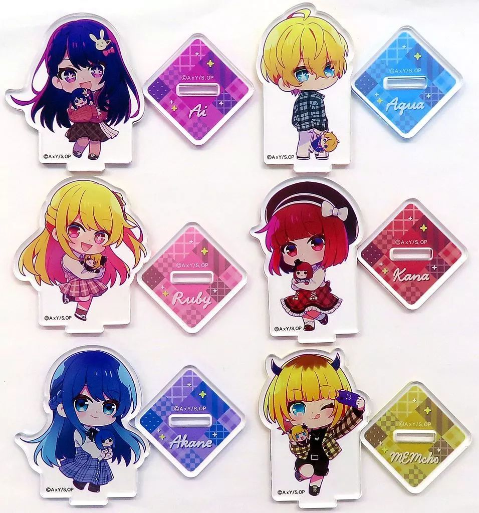 中古】アクリルスタンド・アクリルパネル 全6種セット 「【推し