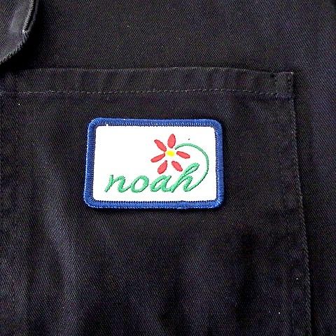 ノア NOAH 22AW LAB COAT ショップ コート L 黒 ブラック