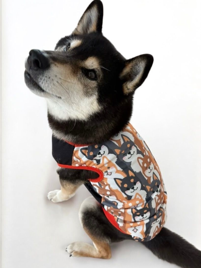 柴犬タンク・ハンドメイド犬服 犬の洋服 オーダーメイド 柴犬 豆柴