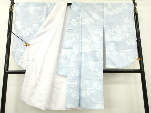 平和屋着物 小振袖 二尺袖 草花 洗える着物 DAAW3831fe