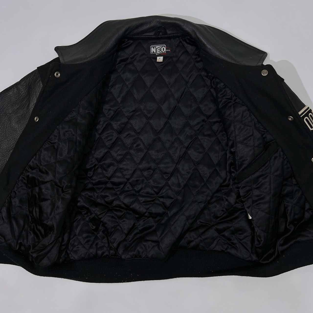 90s ビンテージ NEO BLOOD ネオブラッド 袖革 レザー スタジャン 