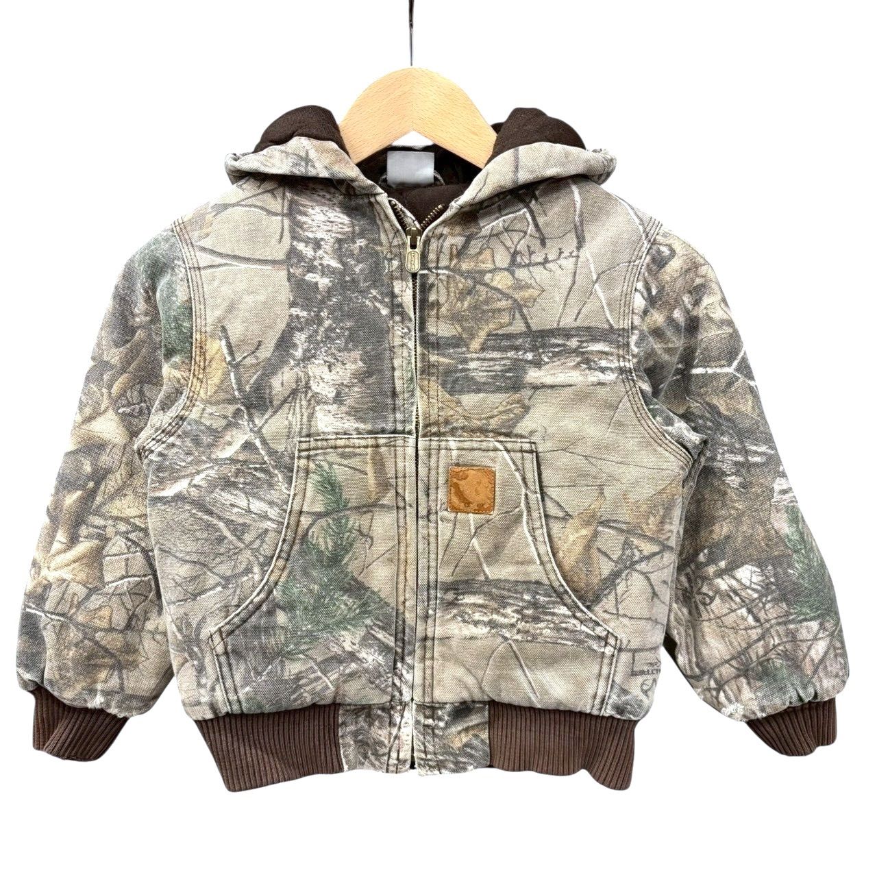 00 s ビンテージ カーハート アクティブパーカー ジャケット キッズ XXS リアルツリーカモ柄 00年代 ヴィンテージ carhartt