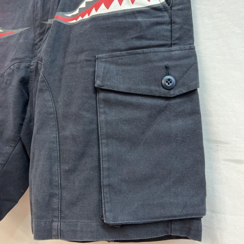 PUNK DRUNKERS サメデザイン ショートパンツ PUNK DRUNKERS パンクドランカーズ パンツ ショートパンツ ロゴ