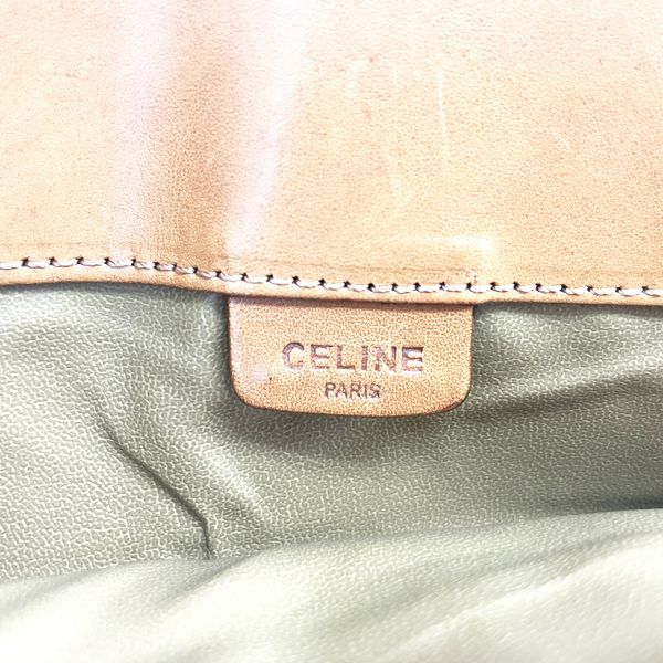 CELINE マカダム ブラゾン トリオンフ オールド ヴィンテージ クラッチ