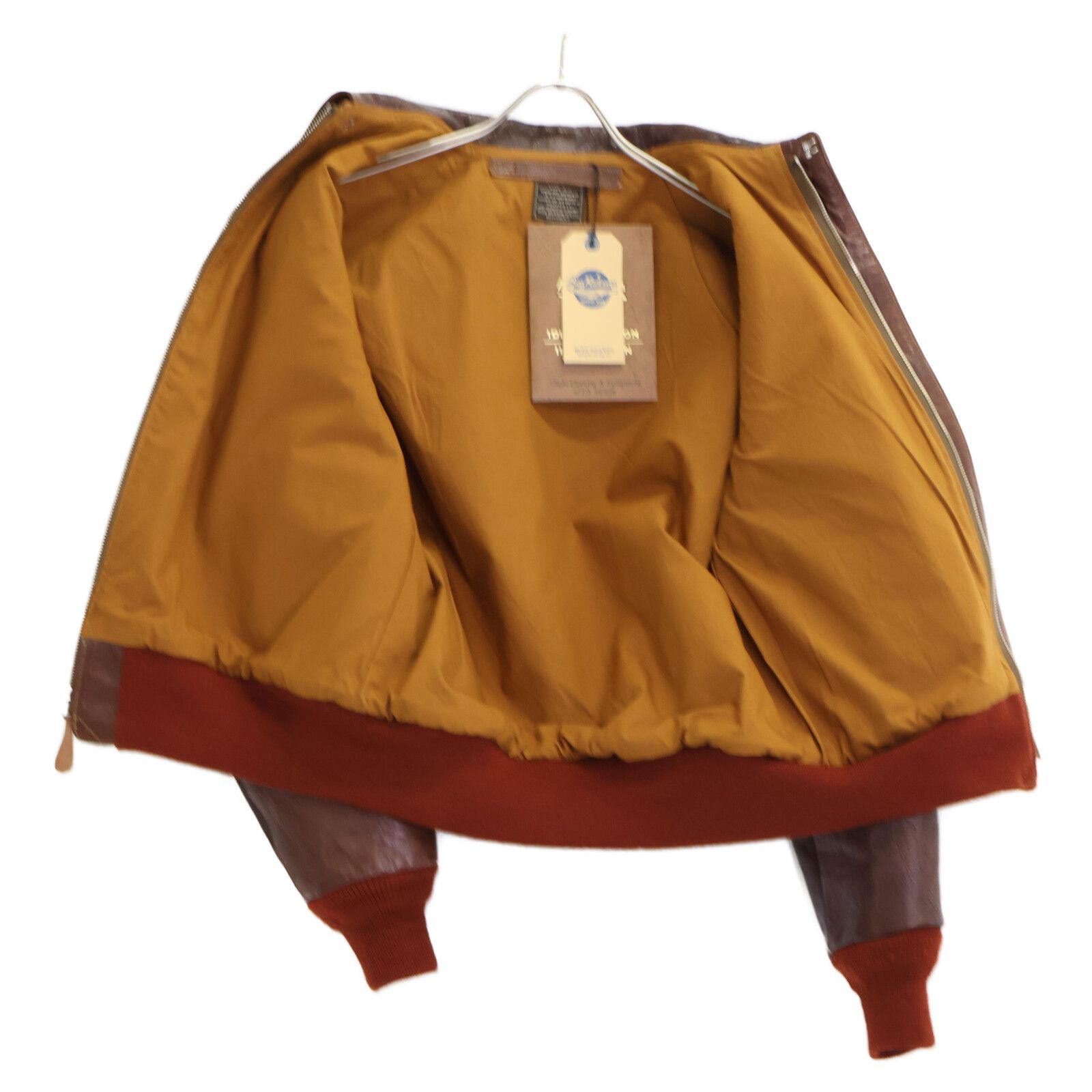 バズリクソンズ BR80367 A-2 赤リブ 36 レザージャケット 美品