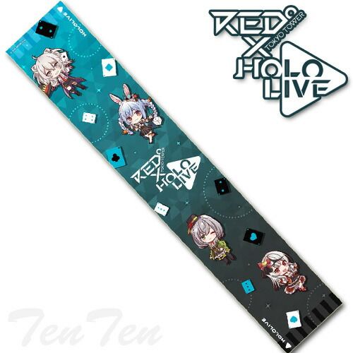 ホロライブ RED° マフラータオル B 【即納品】 VTuber hololive RED° TOKYO TOWER コラボ 限定 グッズ  獅白ぼたん 兎田ぺこら 白銀ノエル 沙花叉クロヱ - メルカリ