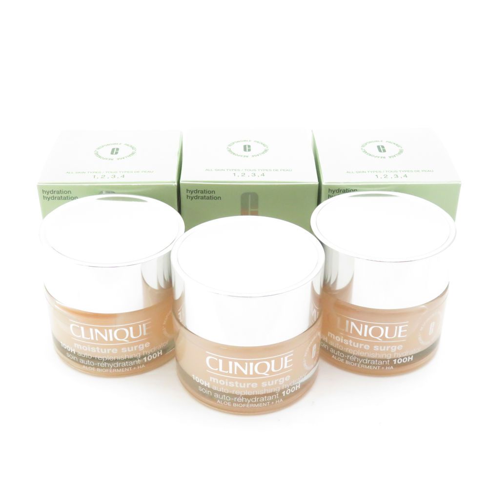 ♥ CLINIQUE クリニーク モイスチャー サージ ジェルクリーム 100H ジェルクリーム 3点 50ml セット BY10247E