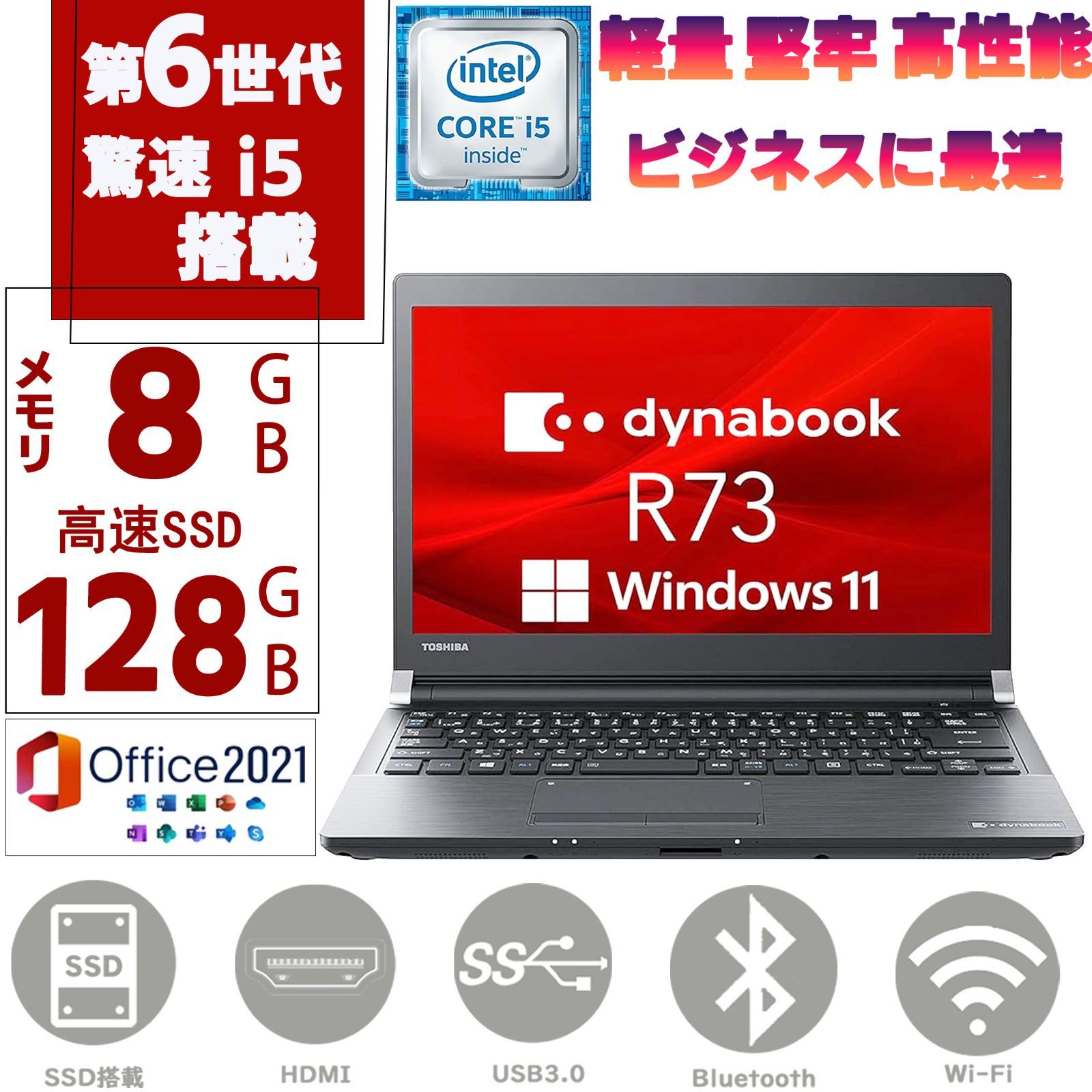NEC 高性能第4世代Core i5搭載 メモリ4G SSD256G 大画面15.6インチ 