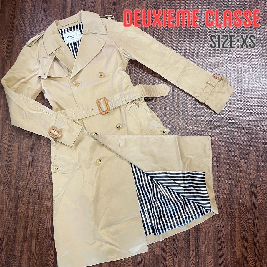 Deuxieme Classe ドゥーズィエムクラス トレンチコート ベージュ