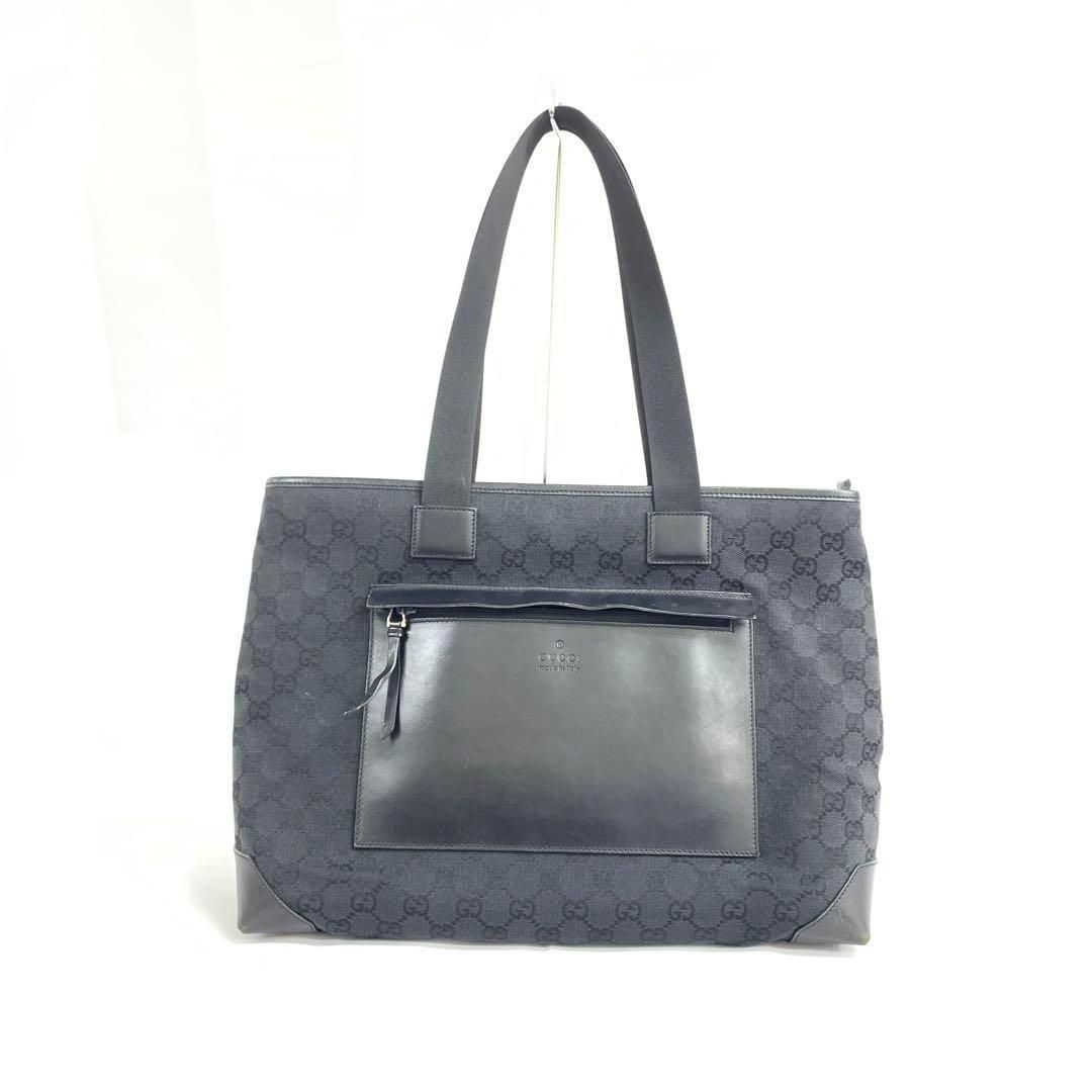 GUCCI グッチ GGキャンバス×レザー トートバッグ 34339 3444 - メルカリ