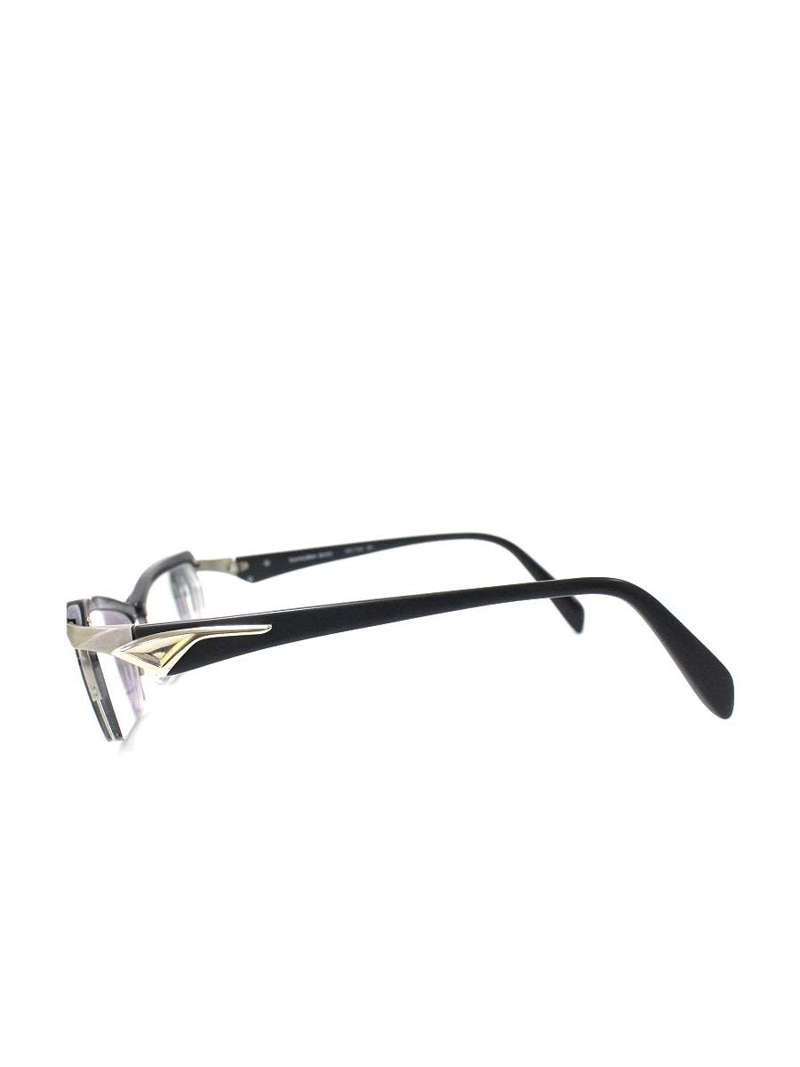 サムライ翔 SS-T24 メガネ ブラック/シルバー 智 セルフレーム  