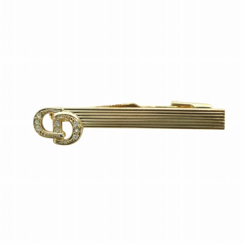 【美品✨】クリスチャンディオール　ネクタイピン＆カフスボタンセット　ゴールド クリスチャンディオール Christian Dior カフスボタン ネクタイ