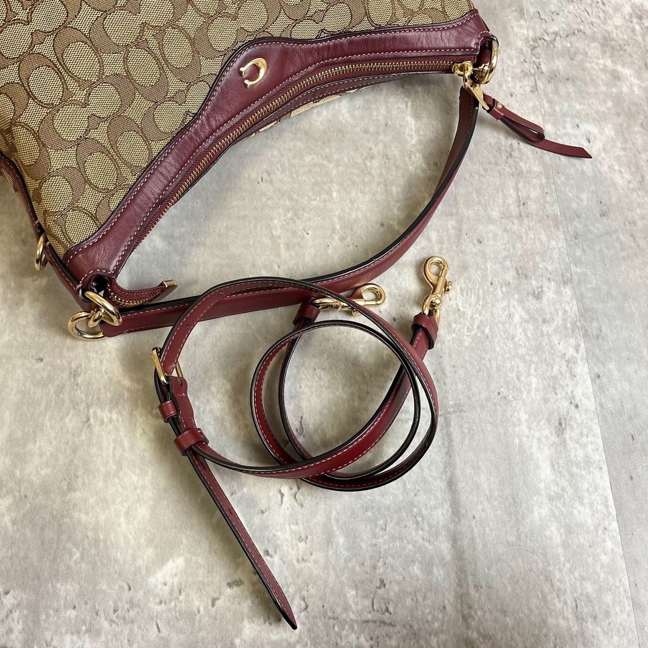 ✨良品✨COACH コーチ 2way ショルダーバッグ トートバッグ 