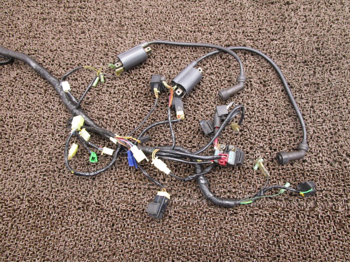 ドラッグスター250 メインハーネス △A4750 レギュレター イグニッションコイル VG02J ヤマハ G604E DragStar キャブ車