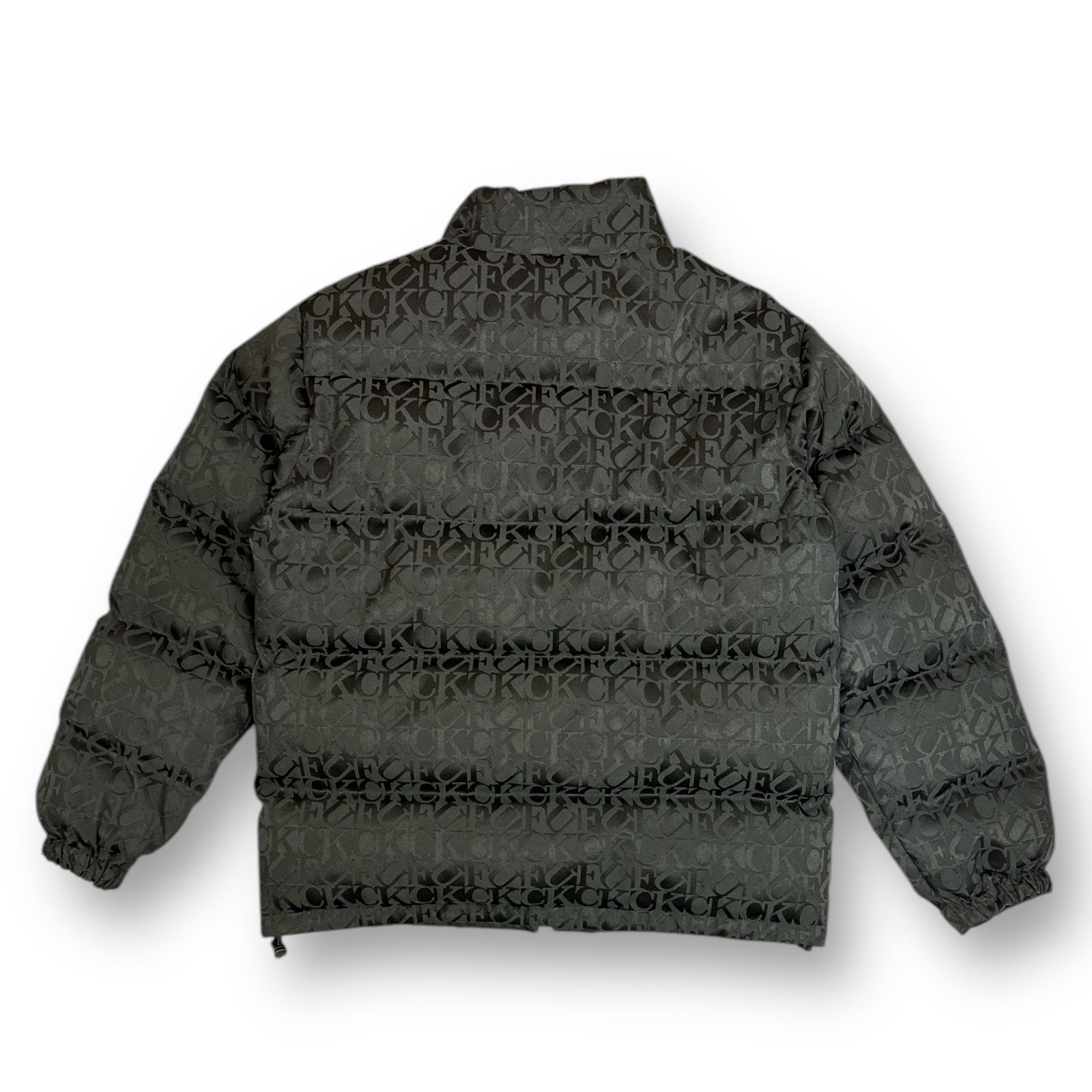 国内正規 Supreme 17AW Fuck Jacquard Puffy Jacket ファック 