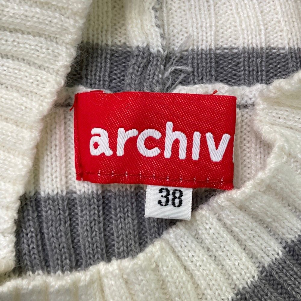 【SALE】アルチビオ archivioセーター 38サイズ サイズ：38 ARCHIVIO アルチビオ ニットセーター ロゴ 総柄