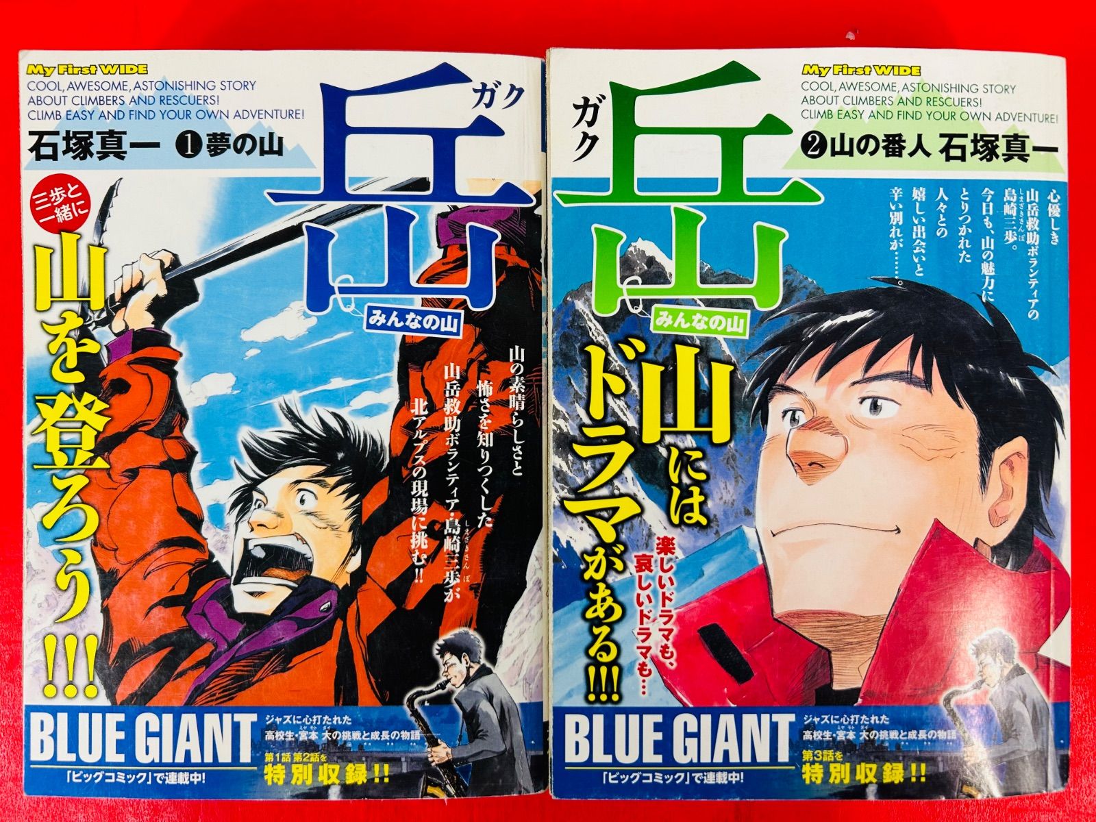 漫画コミック【岳1-9巻・全巻完結セット】石塚真一★My First WIDE 漫画コミック【岳1-9巻・全巻完結セット】石塚真一☆My First