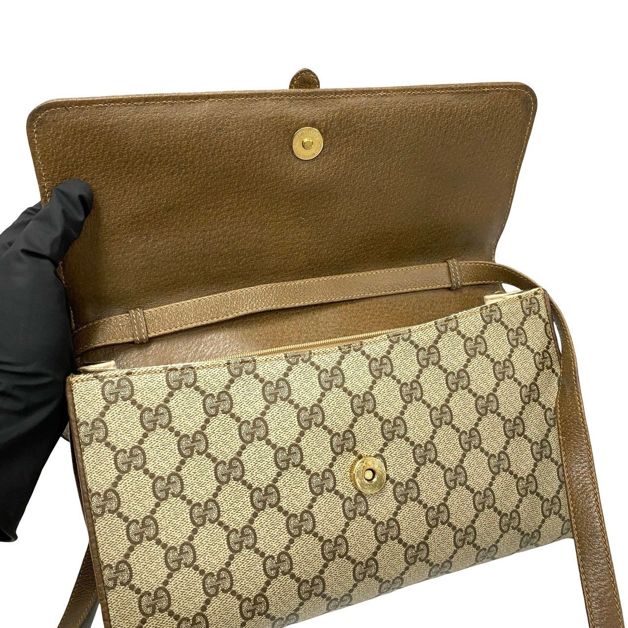 GUCCI グッチ　ヴィンテージバッグ 極 美品 GUCCI グッチ オールドグッチ ヴィンテージ GG ロゴ