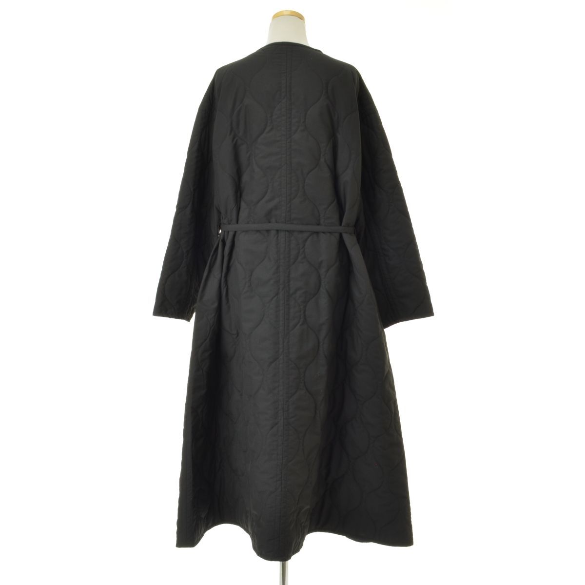 Plantation / キルティングコート/リバーシブル/ウエスト紐/M/ポリエステル/KHK/PL03FA923 Plantation◇キルティングコート/リバーシブル/ウエスト紐/M