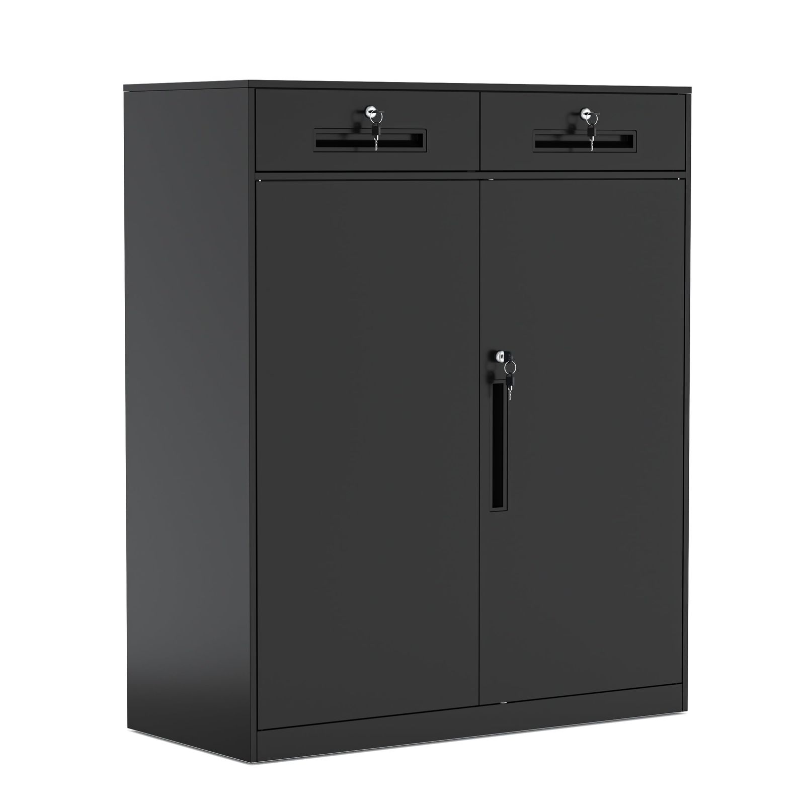 キャビネット スチール サイドボード キャスター付き メタル 金属製