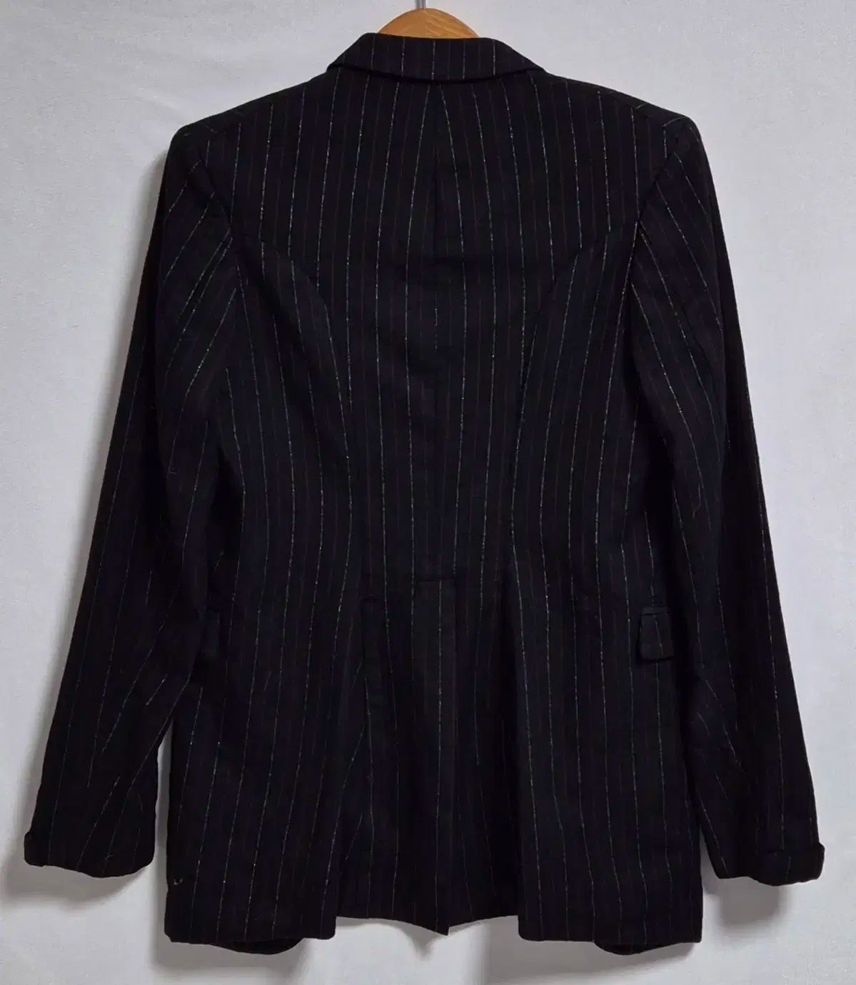 S コム デ ギャルソン オム プリュス ブラック ウール ブレザー スーツジャケット