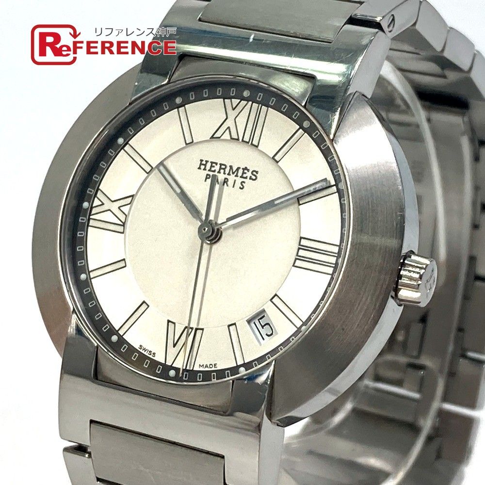 エルメス ノマード NO1.710 メンズ 腕時計 オートクォーツ 良品 動作品 HERMES】エルメス ノマード NO1.710 腕時計 ステンレススチールメンズ