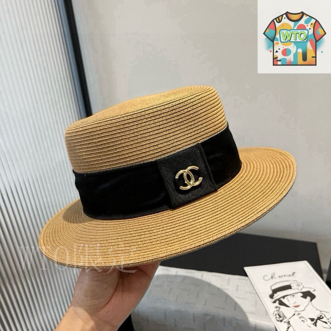 今日特価】Chanel 平頂ハット-1 - メルカリ