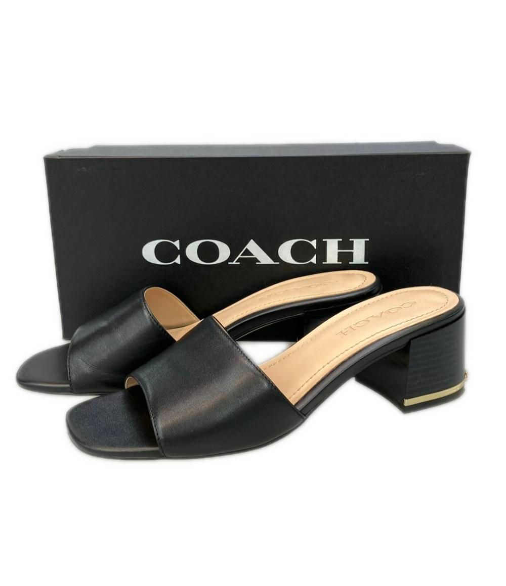 美品 COACH コーチ マギーサンダル サンダル ミュール 箱付き 太ヒール imgrc0085819709.jpg