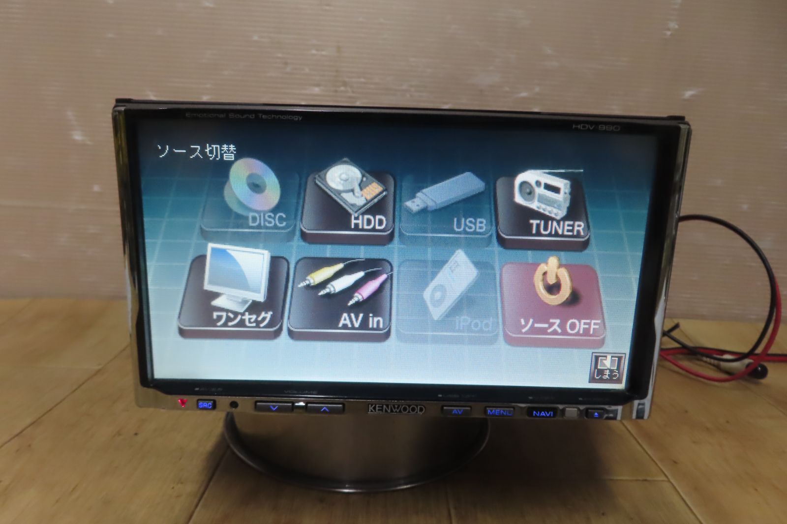 A236|ケンウッド HDV-990 HDDナビ CD DVD再生OK