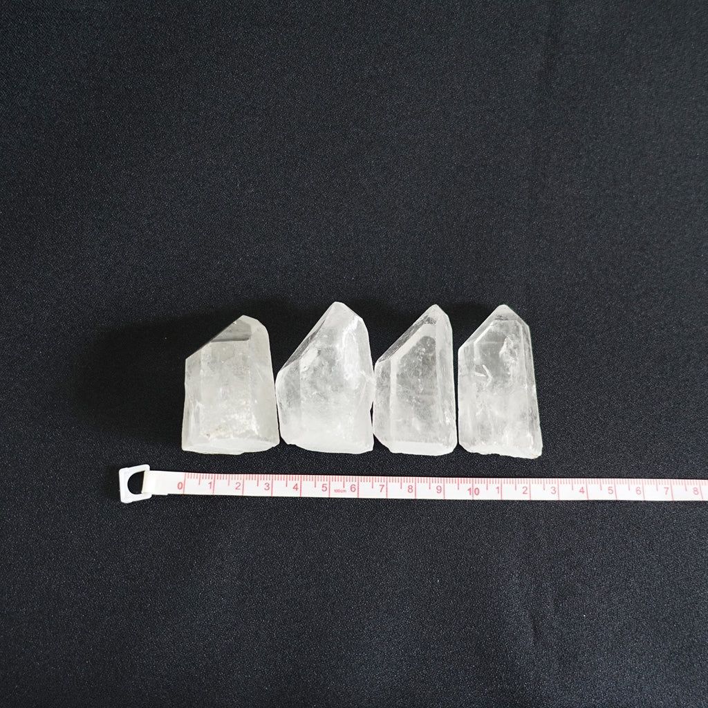 結界用水晶ポイント4本セット226g《ブラジル産/底カット/自立》◎使用