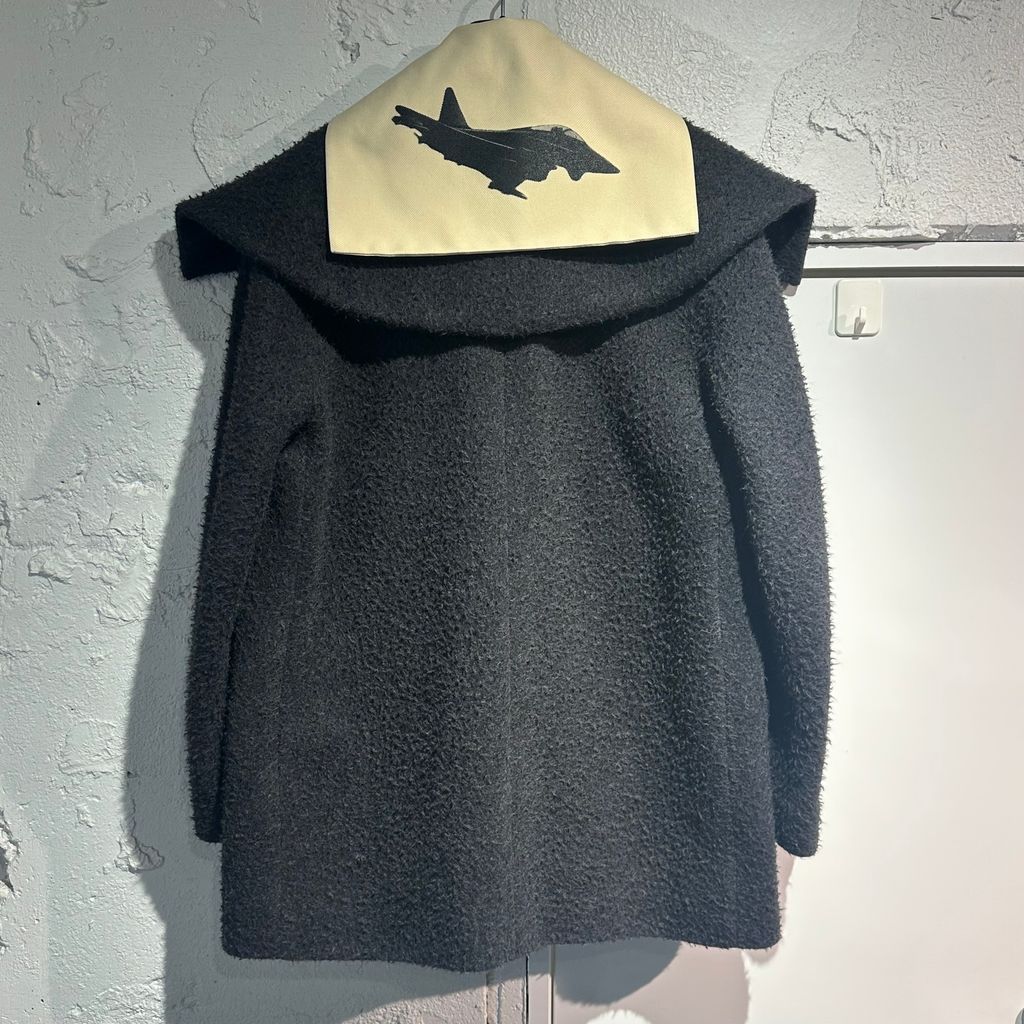 NAMACHEKO ナマチェコ 21AW Wide Collar Wook Coat セーラーカラー ピーコート ブラック size XS 表参道A09
