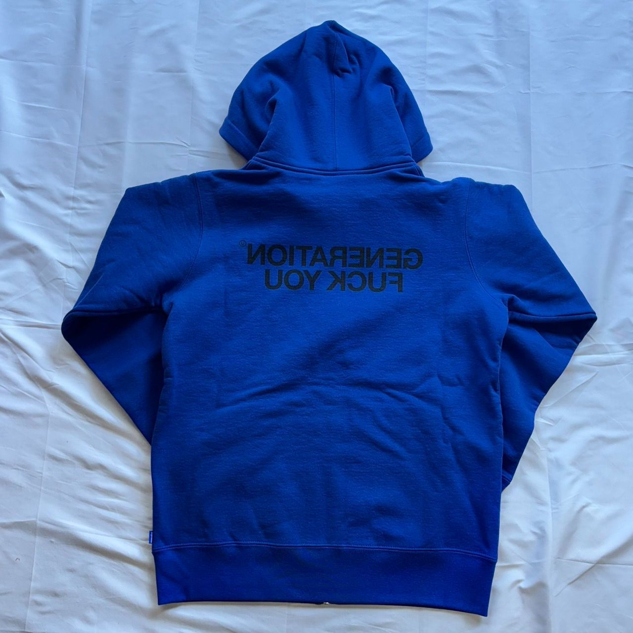 Supreme x Undercover Generation フードパーカー Supreme × UNDERCOVER Generation Fuck You Zip Up Sweat 黒