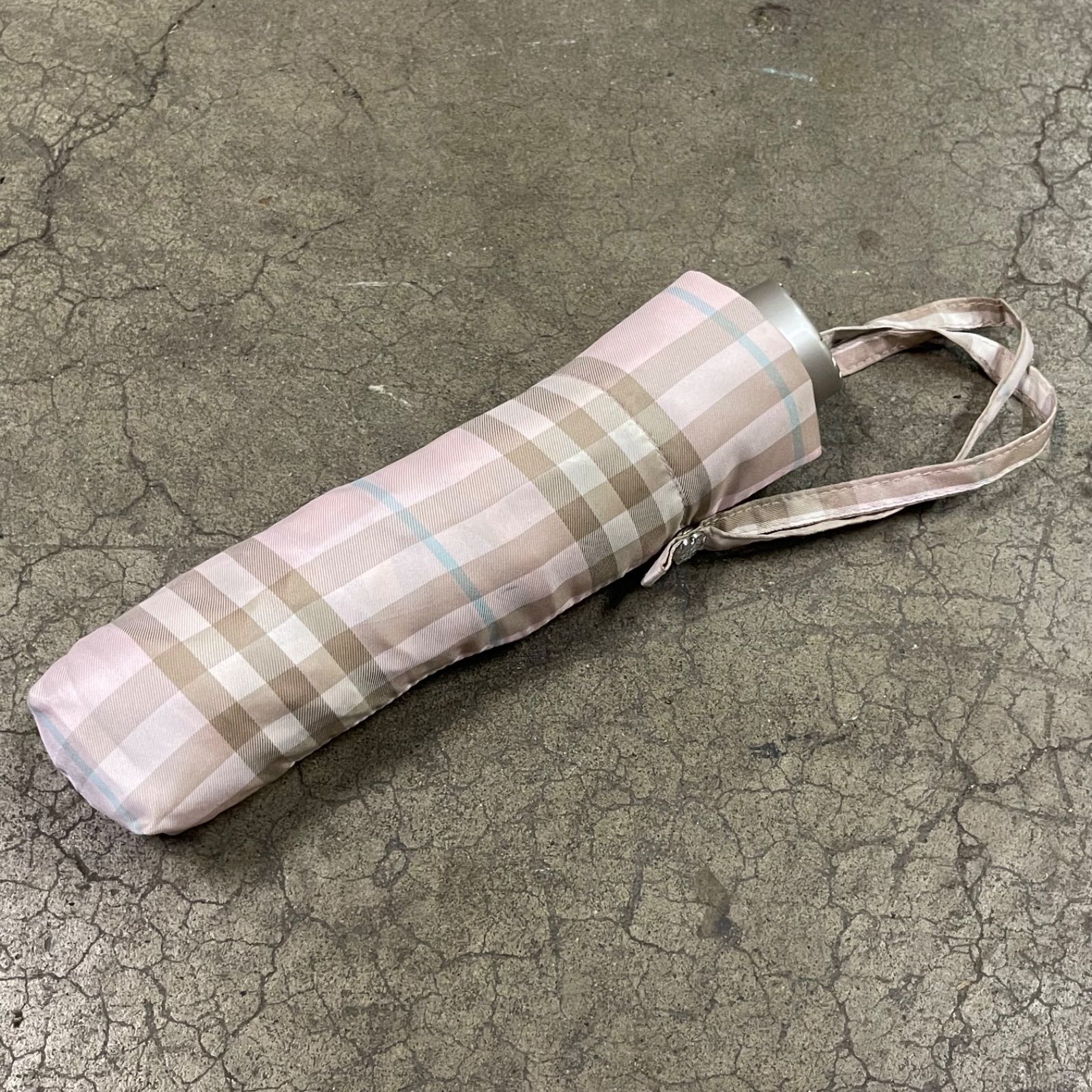 BURBERRY 傘 Burberry(バーバリー) ワンタッチ開封 折り畳み傘 ユニ