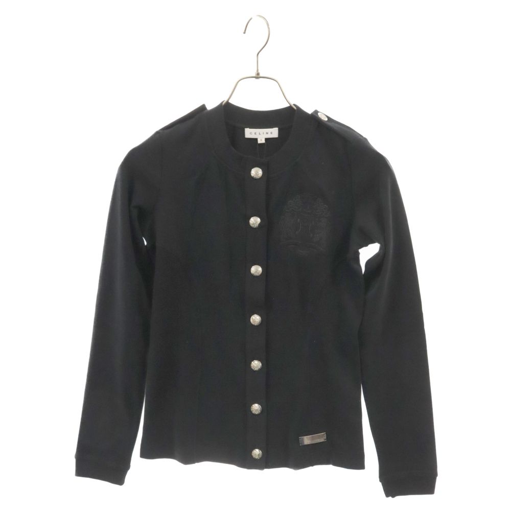 CELINE (セリーヌ) Triomphe Cotton Cardigan トリオンフロゴ刺繍