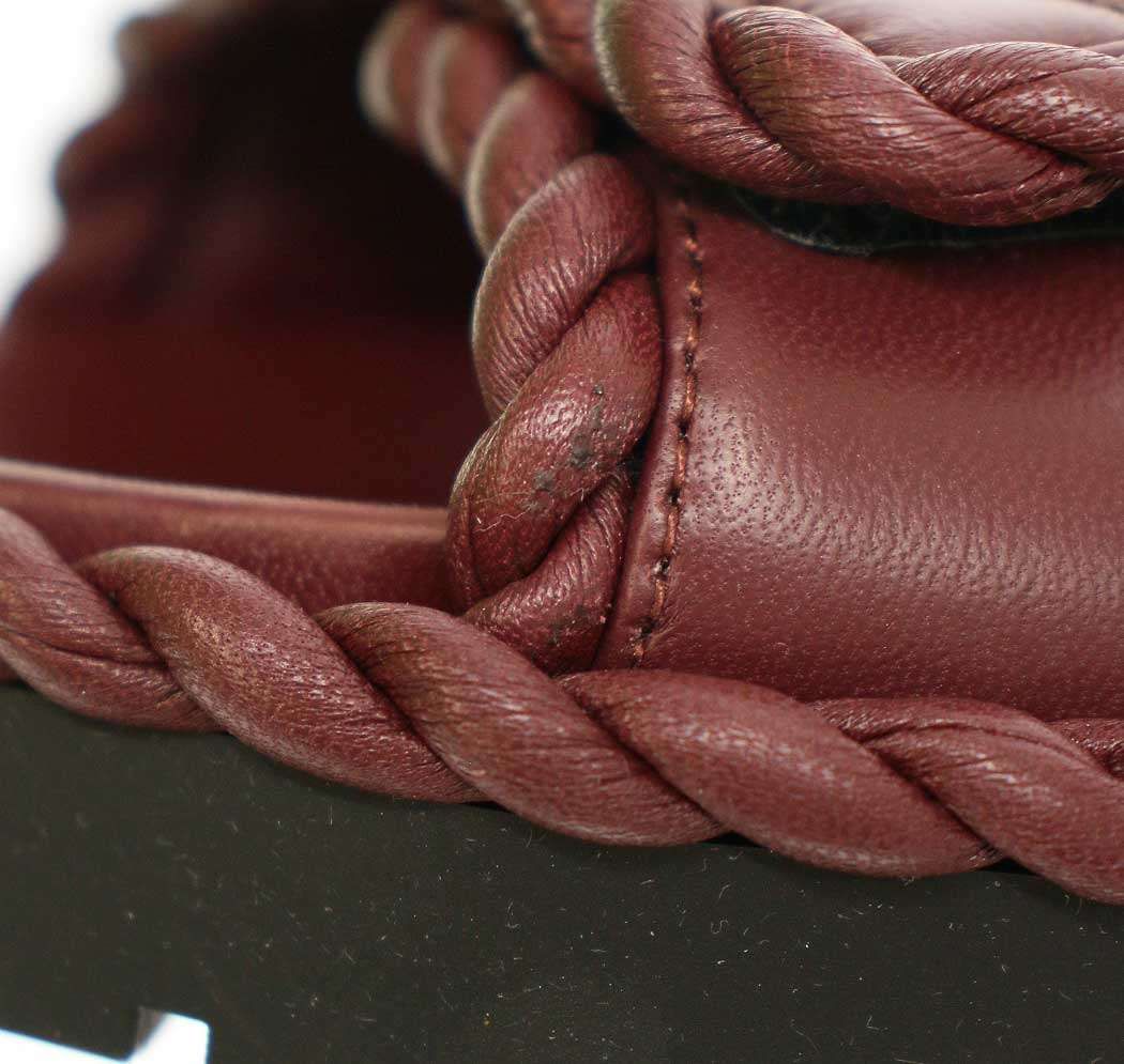 BOTTEGA VENETA ボッテガヴェネタ ジャック フラットサンダル バローロ  