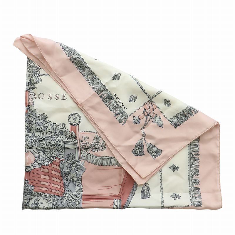 エルメス HERMES カレ90 VUE DU CARROSSE DE LA GALERE LA REALE