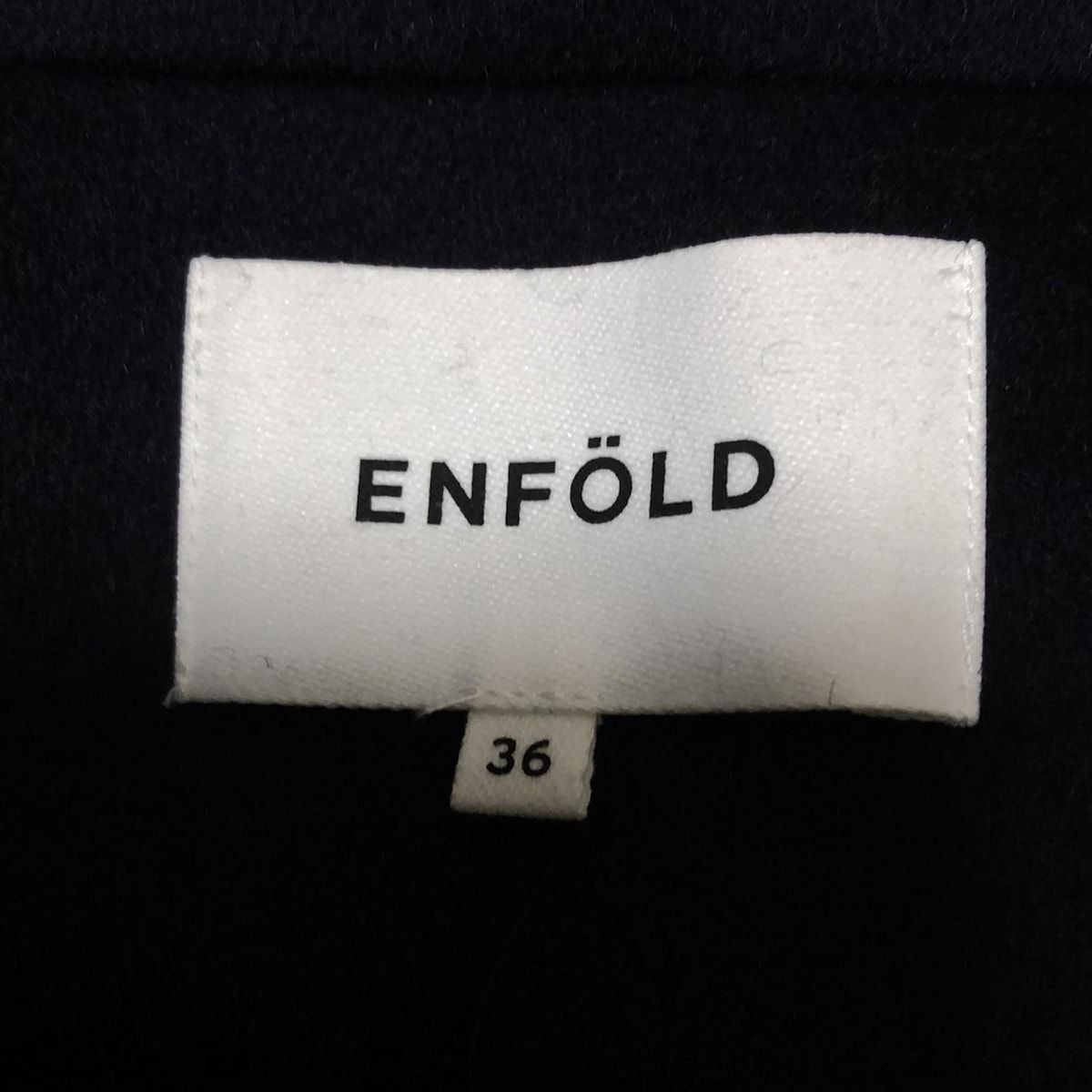 ENFOLD エンフォルド コート サイズ36 S レディース - ダークネイビー 長袖 秋 冬 GULLKHAN_COM