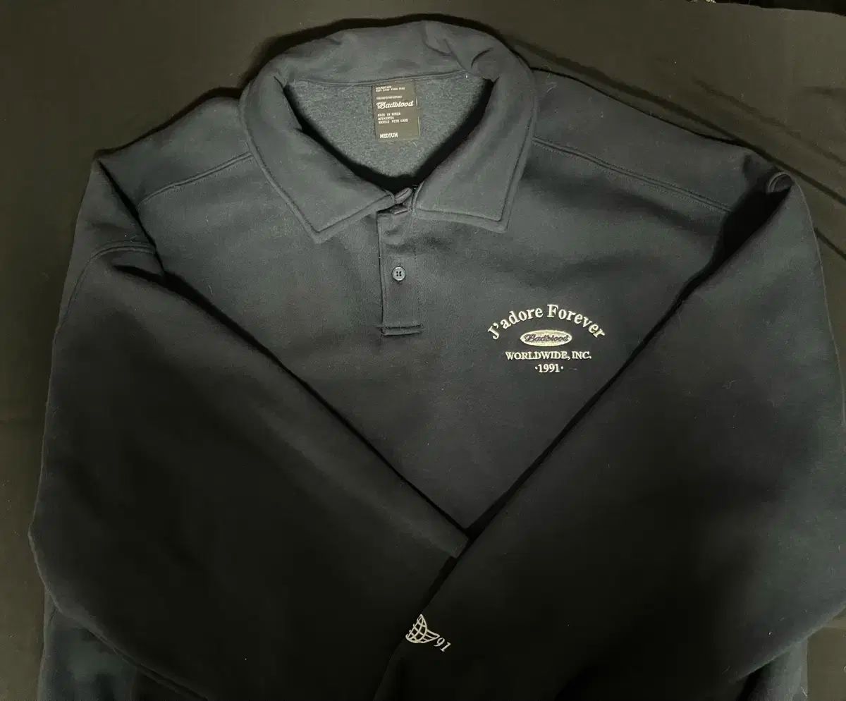 BADBLOOD(バッドブラッド) クラシック ロゴ フリース トレーナー