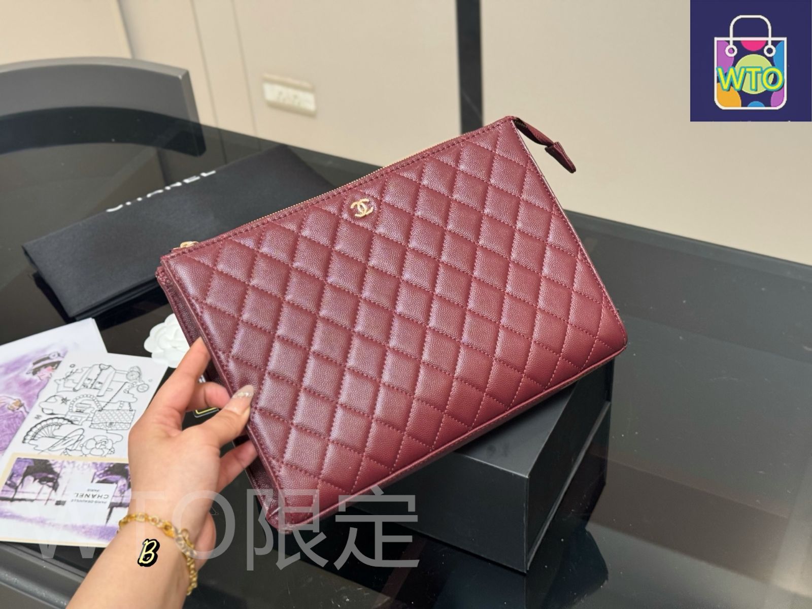 今日特価】Chanel シャネル 25P ラージ ハンドバッグ（28×20cm